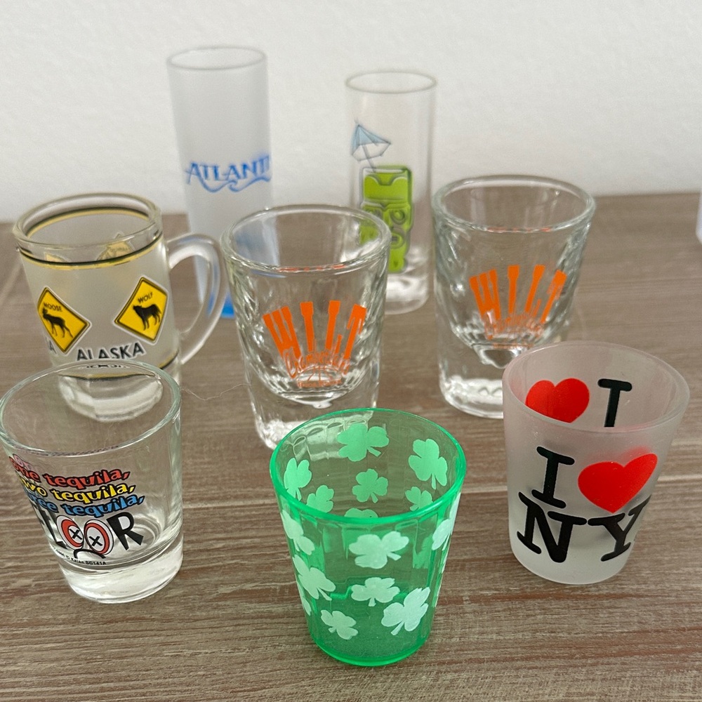Colorful Shot Glass Collection